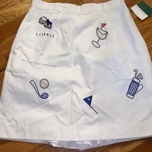 Woman golf skort